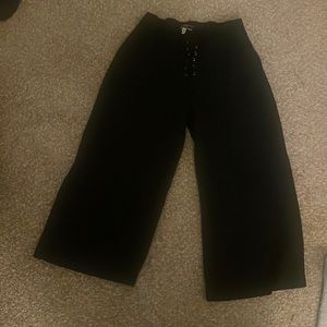 Cropped palazzo pants